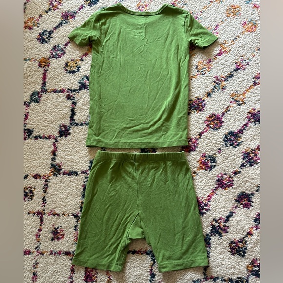 Kyte Baby toddler shorts pajamas in Palm - Picture 2 of 5